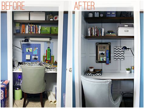 Give an overlooked storage spot a makeover with these ideas. IHeart Organizing: Closet Office Makeover - Mission ...
