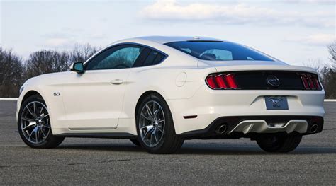 Wimbledon White 2015 Ford Mustang Gt 50th Anniversary Fastback
