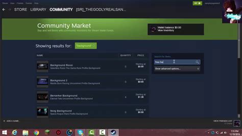 How To Get Steam Backgrounds From The Market Youtube