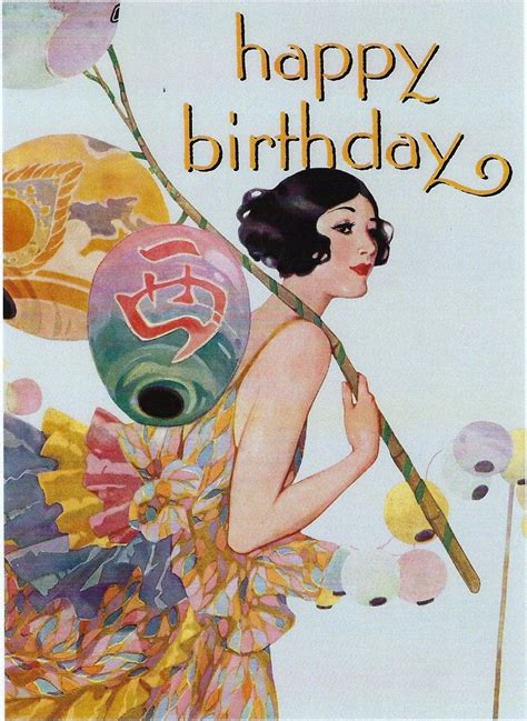 Vintage Happy Birthday Artofit