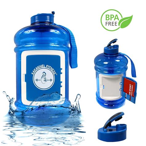 Water Bottle 22 Litre Bpa Free Unisex Gym Bodybuilding