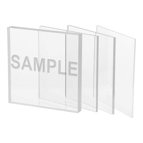 Sample Clear Acrylic Sheet Extruded Acme Plastics Inc