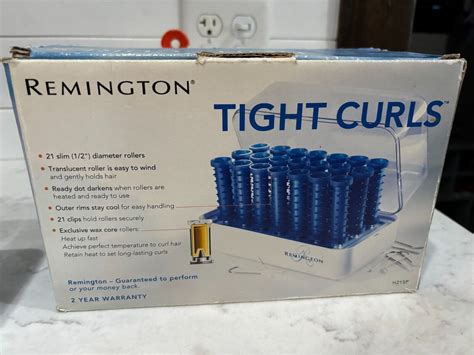 Remington Tight Curls 21 Hot Rollers Curlers H 21SP No Clips EBay