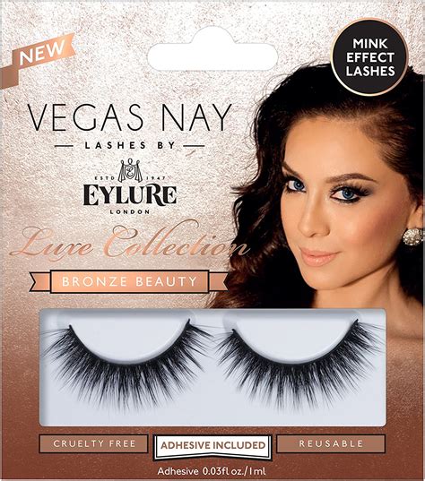 Eylure Vegas Nay Bronze Beauty False Eyelashes Reusable
