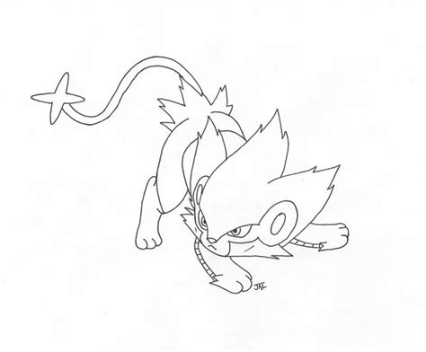 Mega Luxray Coloring Pages