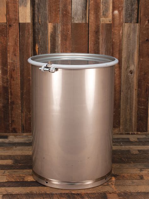 New 55 Gallon Seamless Stainless Steel Drum 316ss Open Top And Food
