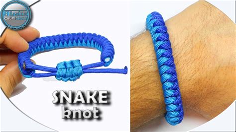 How to sell paracord crafts. World of Paracord How to Make a Paracord Bracelet Snake knot 2 color adjustable DIY Paracord ...