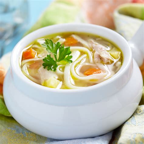 Add onions, celery, and carrots and cook until softened, 6 minutes. Chicken Noodle Soup Recipe - How To Make Chicken Noodle ...