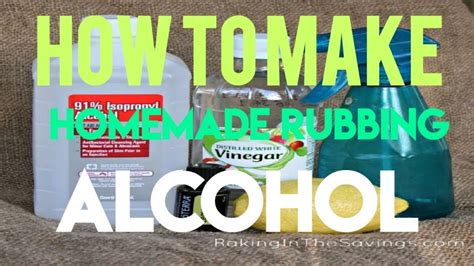 Here's everything you need to know about this hot new trend. How to make Homemade Rubbing Alcohol - YouTube