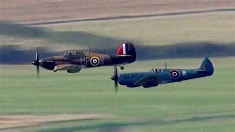 Battle Of Britain Historic Flypast For 75th Anniversary Bbc News