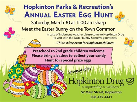 Hopkinton Parks And Recreation S Annual Easter Egg Hunt Holliston Ma Patch