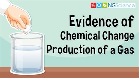 Evidence Of Chemical Change Production Of A Gas YouTube