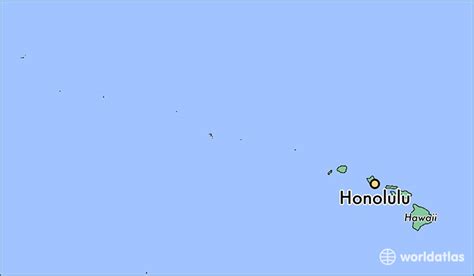 Where Is Honolulu Hi Honolulu Hawaii Map