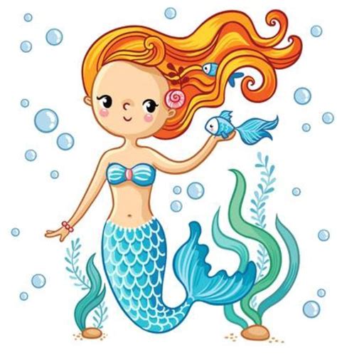 Pin By Melanie Jenkins On Fairies And Mermaids Mermaid Cartoon Mermaid Illustration Mermaid Images