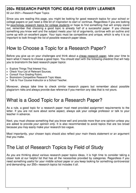 🎉 High School Research Paper Topic Ideas Interesting High School
