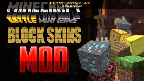 Ultimate Blocks Skin Pack Nobledez Minecraft Wii U Edition Mods