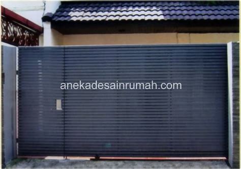 Harga pintu pagar besi expanded minimalis. 109 Desain pagar dan pintu besi minimalis modern dan ...