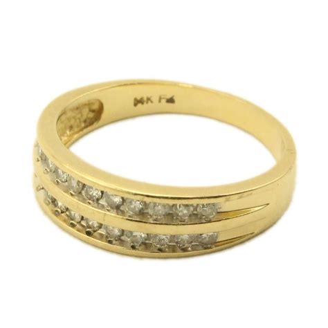 Am into gold business.anyone interested to buy gold from ghana should contact me.on. 14K Yellow Gold Double Row Half Eternity Diamond Ring RBC ...