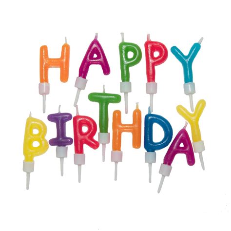 Letter Birthday Candles Birthday Cards