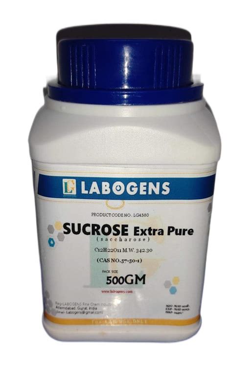 Labogens Sucrose Extra Pure 500gm Saccharose Cas No57 50 1