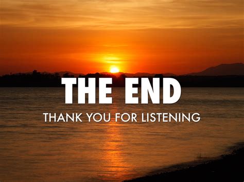Thank You For Listening Powerpoint Slide Publishingtros