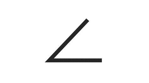 Acute Angle Symbol