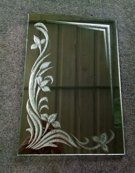 Frosted Etching Mirrors Etched Mirror Glass Etching Designs Mirror Design Wall