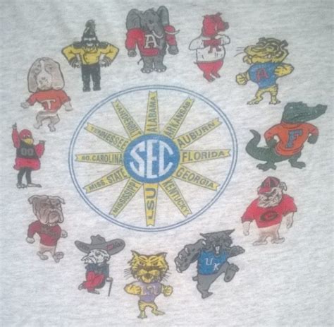 Pin On College Mascots Sec