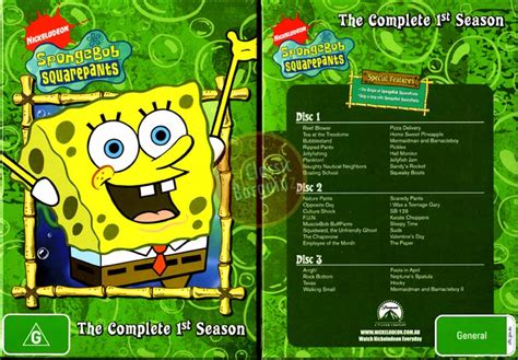 Spongebob Squarepants Season 1 Dvd Caqweix