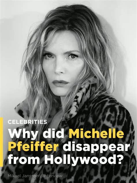 Why Michelle Pfeiffer Disappeared From Hollywood