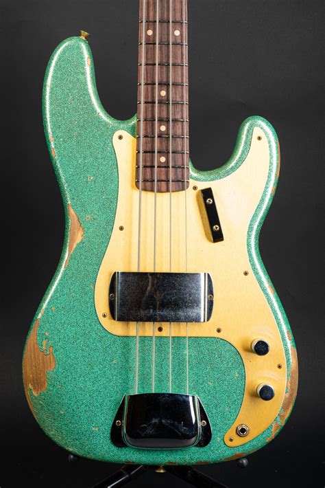 Fender Custom Shop 59 Precision Bass Heavy Relic Aged Sea Foam