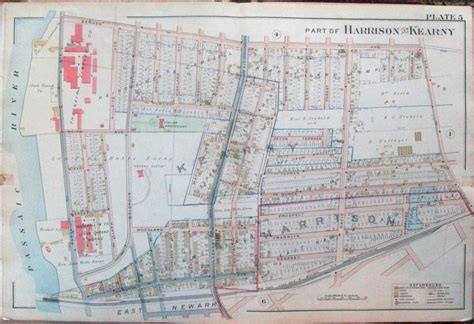 Atlas Of The Towns Of Harrison And Kearny And The Borough Of East
