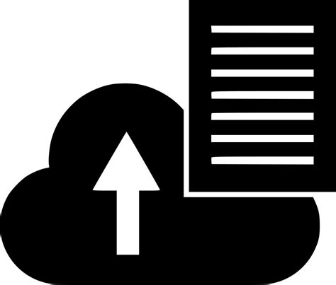 Upload Documents Arrow File Save Cloud Svg Png Icon Free Download