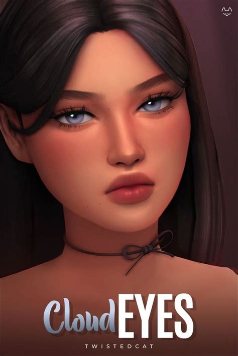 Cloud Eyes Twistedcat Sims 4 Cc Eyes The Sims 4 Skin Sims Hair