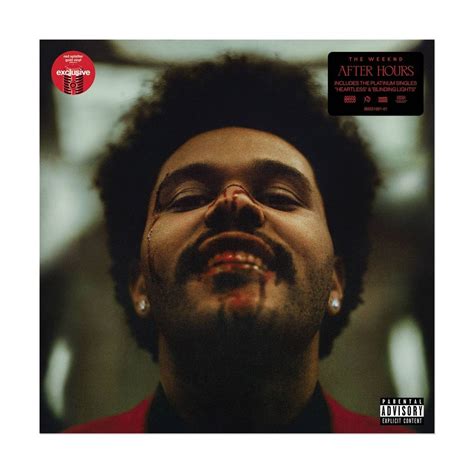 The Weeknd After Hours Lp Exclusive Colored Vinyl Limited Etsy