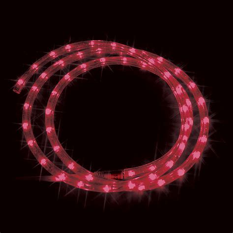 Red Led Rope Light 1 Inch Spacing