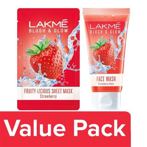 Buy Lakme Lakme Blush And Glow Strawberry Freshness Gel Face Wash