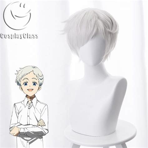 The Promised Neverland Norman Silver Cosplay Wig Cosplayclass