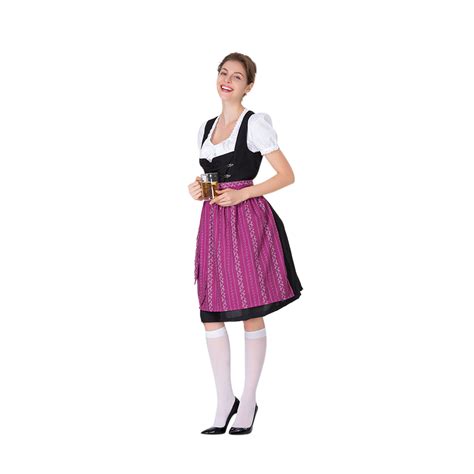 3 piece set women s german bavarian trachten oktoberfest dirndls dress costume ebay