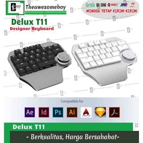 Jual Delux T11 Creative Designer Keyboard Multifunctional Smart Dial