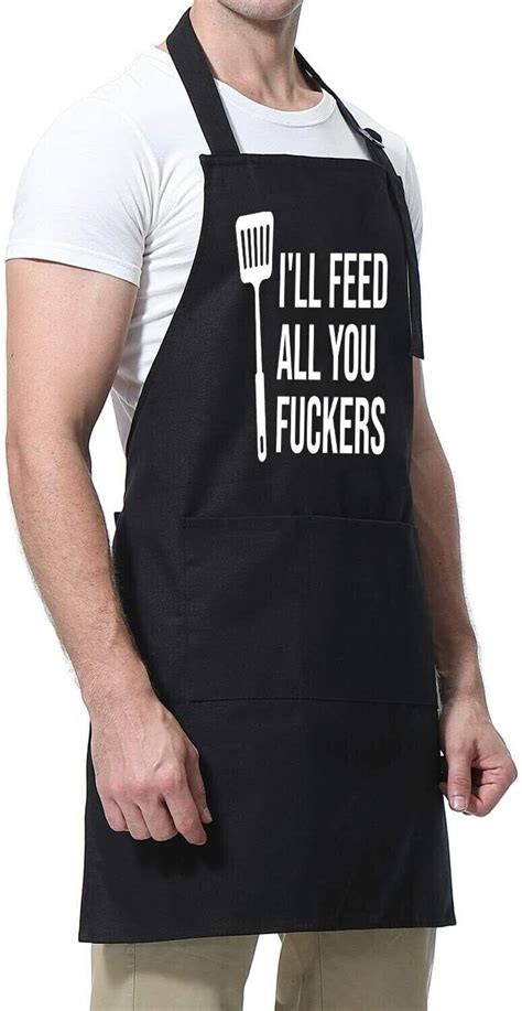 Ill Feed All You Funny Aprons For Men Women With 3 Pockets Great T Ebay