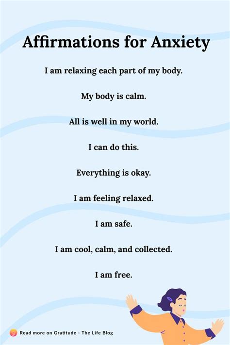 100 Affirmations For Anxiety To Feel Calm And Peaceful