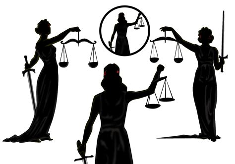 Lady Justice Scales Clip Art