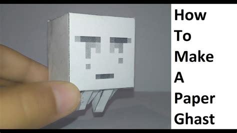 How To Make A Paper Ghast Minecraft Papercraft Toy Easy To Make