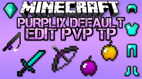 Minecraft Pvp Texture Pack Purplix Default Edit V2