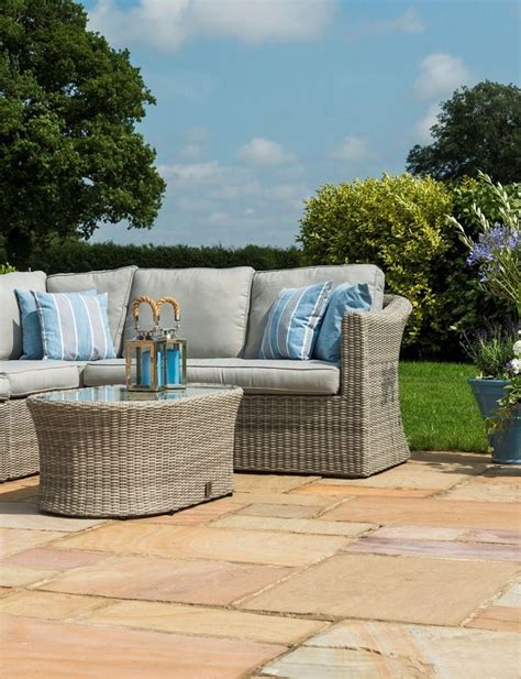 Use your new deck furniture long into the evening with portable lights, a sconce by the back door or an arrangement of tea lights and candles. Here at Shabby Store, our range of luxury garden sofa sets combining a contemporary style with ...