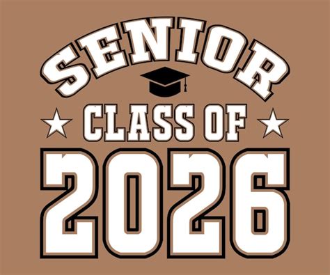Premium Vector Senior 2026 2026 Senior Shirt Design Event Text For