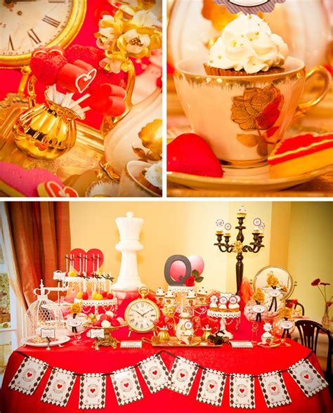 Check out our queen of hearts costume selection for the very best in unique or custom, handmade pieces from our costumes shops. Kara's Party Ideas Queen Of Hearts Bridal Shower Party ...
