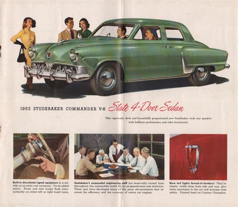 1952 Studebaker Full Line Brochure