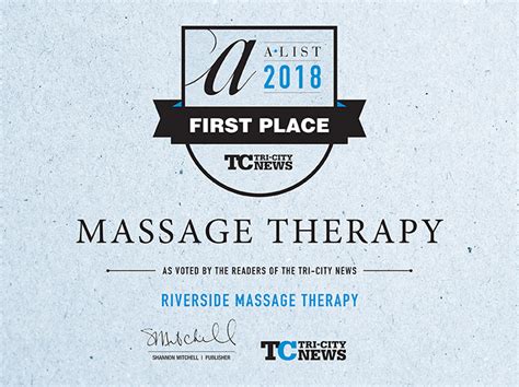 Riverside Massage Therapy You Are As Important To Your Health As It Is To You